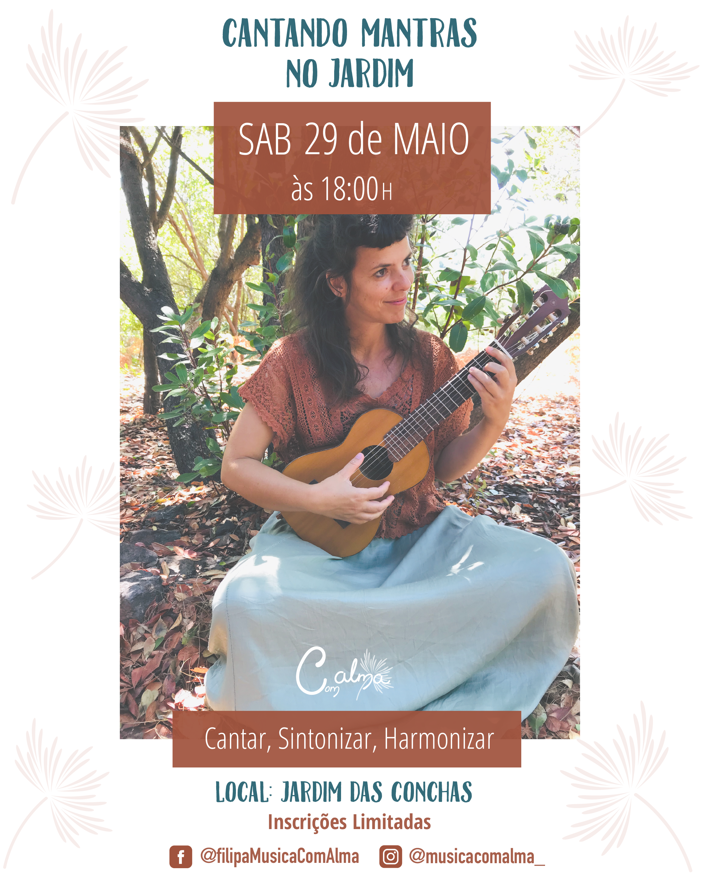 Cantando Mantras no Jardim Maio